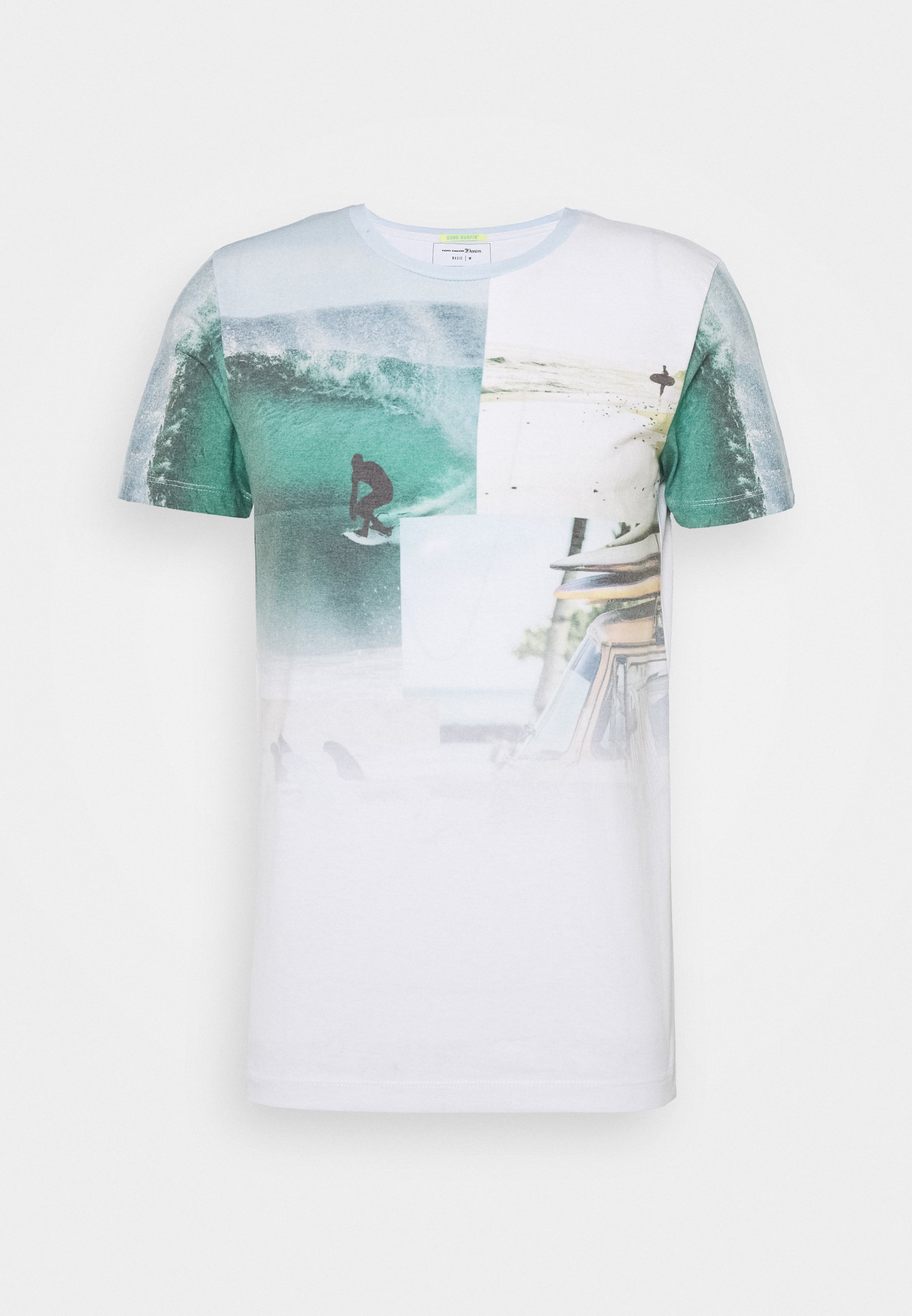 Tom Tailor Denim Fotoprint Camiseta para Hombre